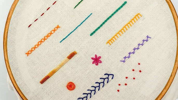 De viktigste Broderistingene og når du bruker dem