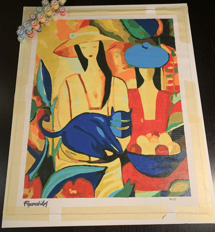 Slik maler du Paint by Numbers på lerret uten ramme – smart og enkelt !