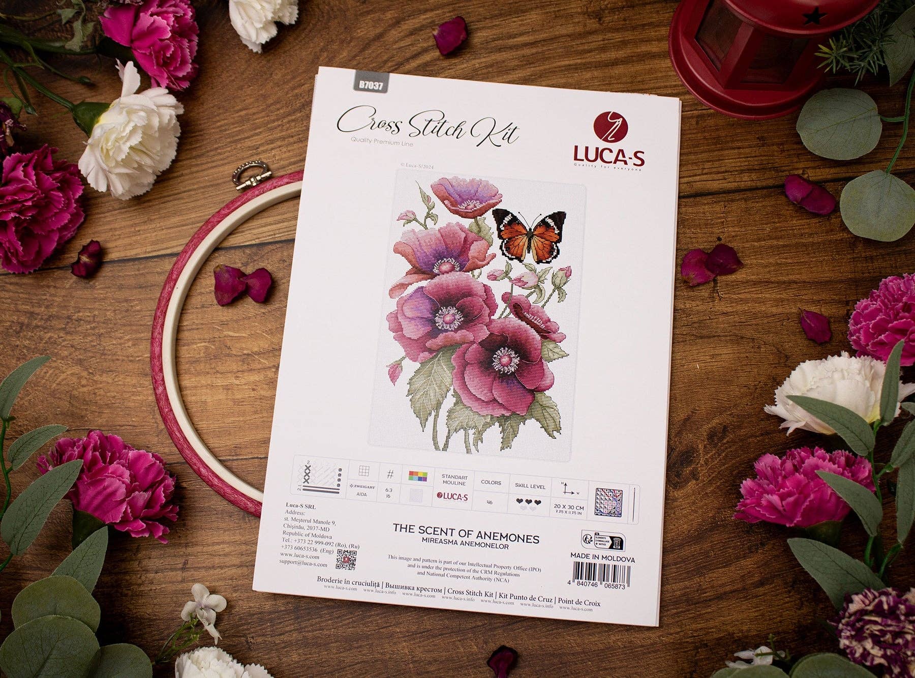 Broderipakke "The Scent of Anemones"