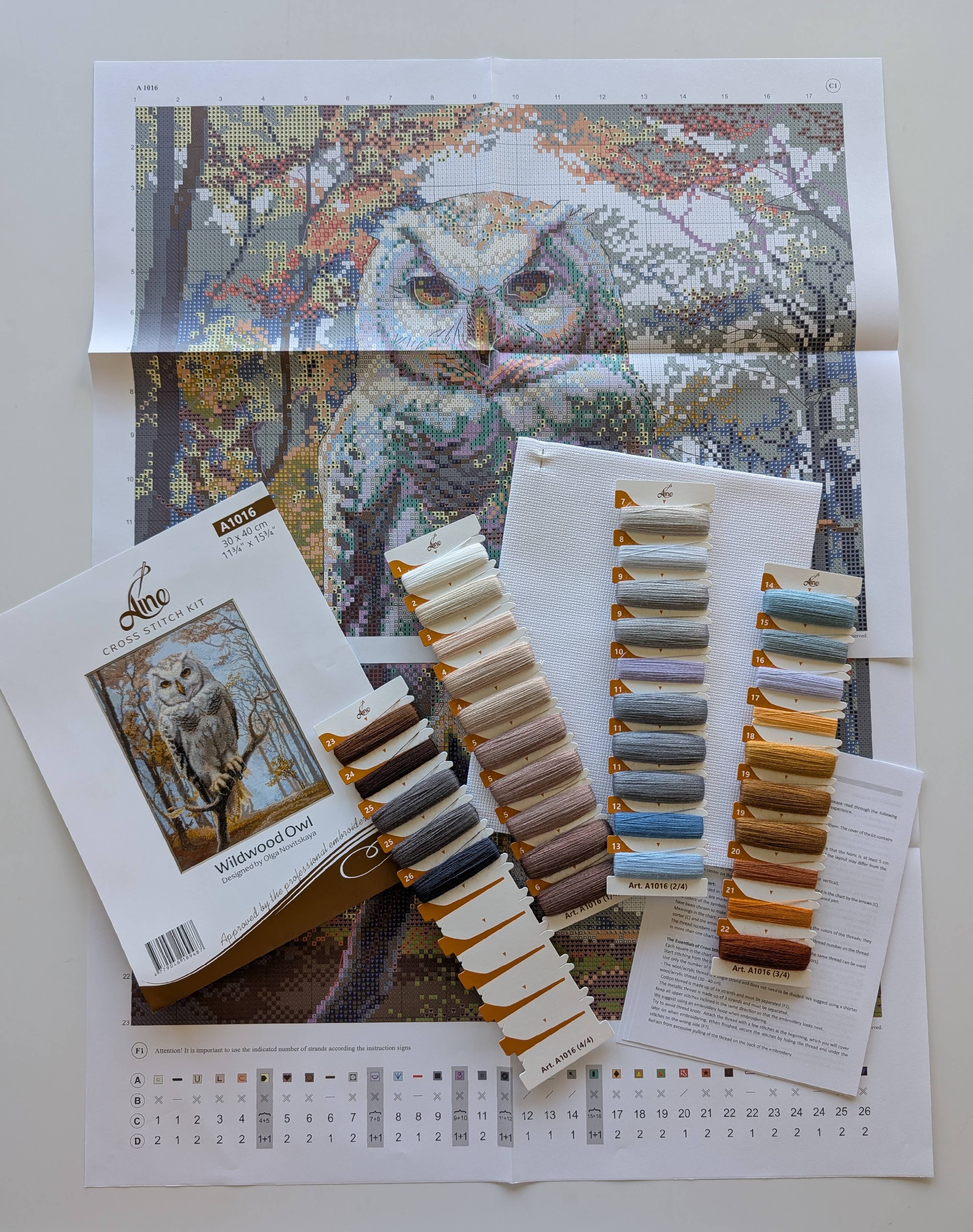 Broderipakke "Wildwood Owl"