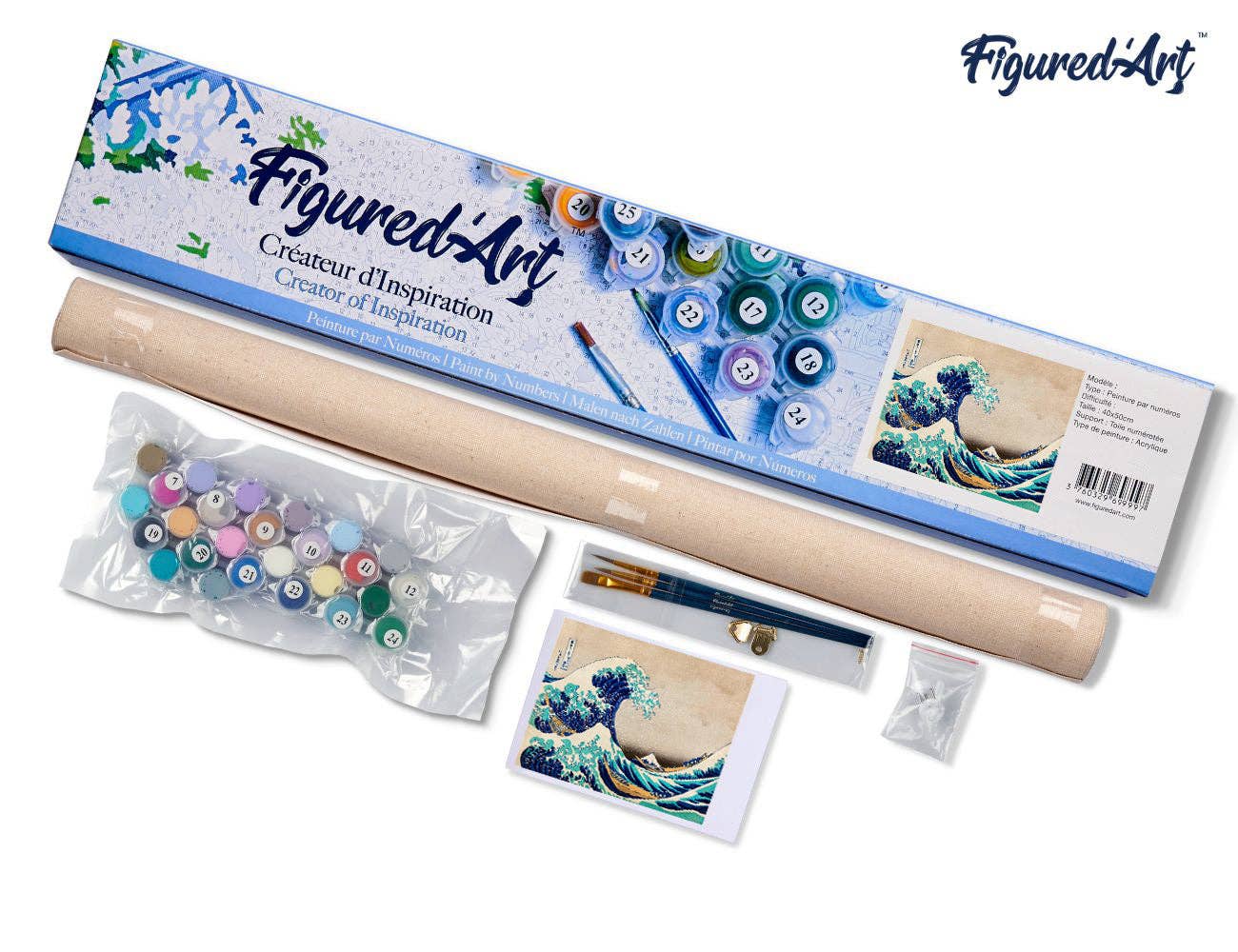 Paint by Numbers "The Great Wave of Kanagawa Hokusai"