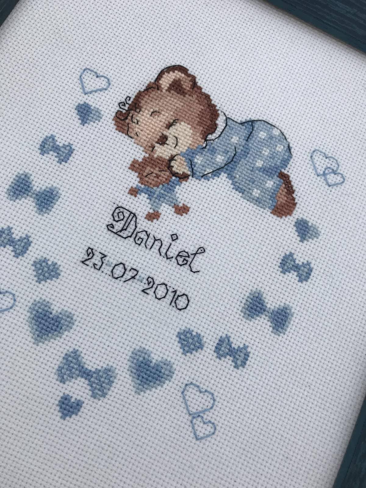 Broderipakke "Fødselstavle Gutt"