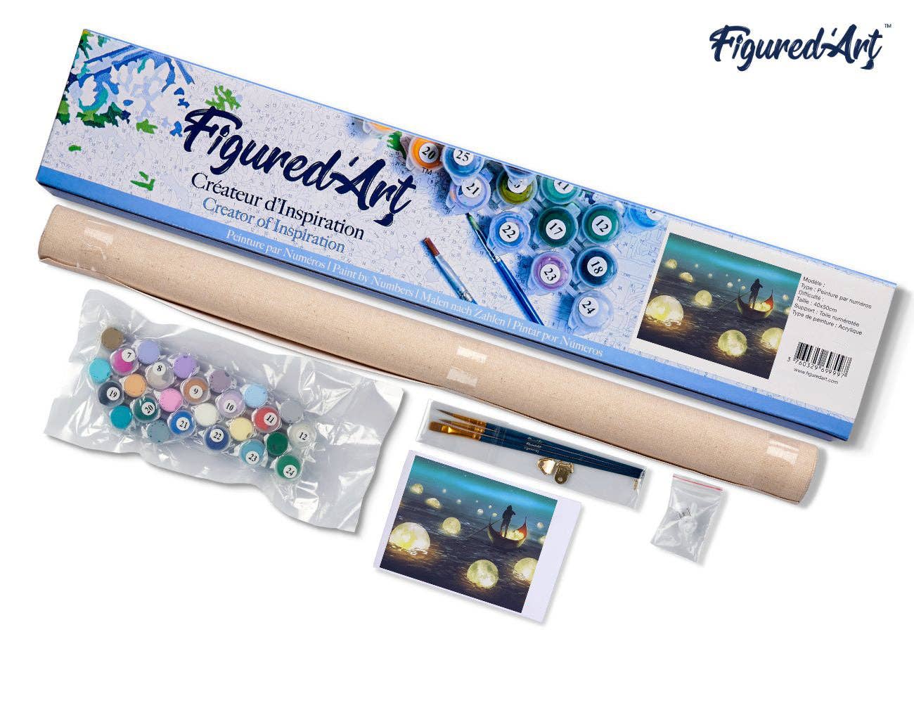 Paint by Numbers "Moon Lake"