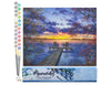 Paint by Numbers "Brygge ved Solnedgang"