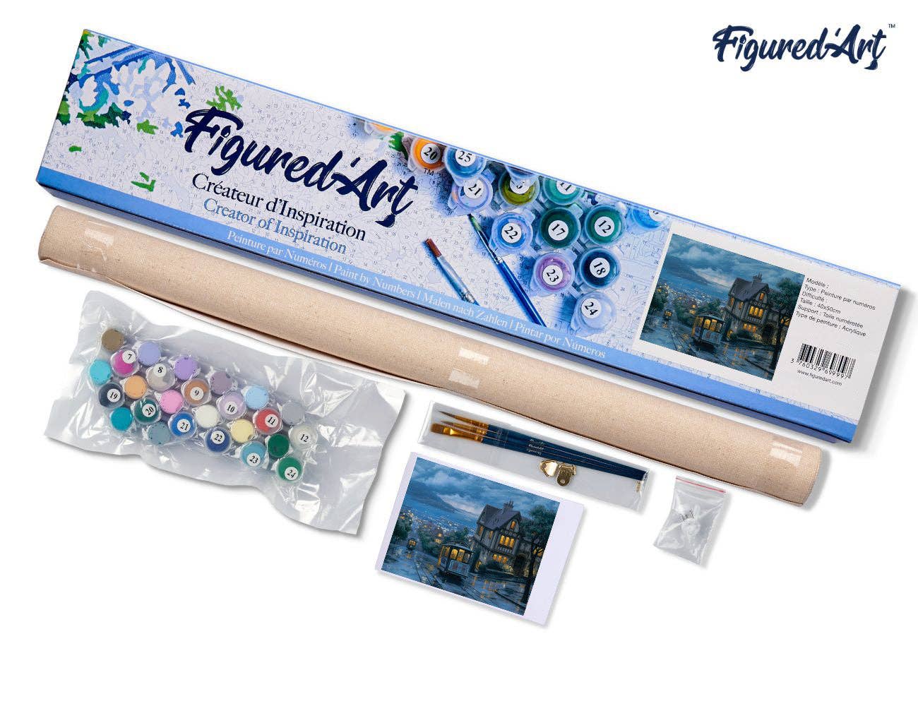 Paint by Numbers "Tramway at Dusk"