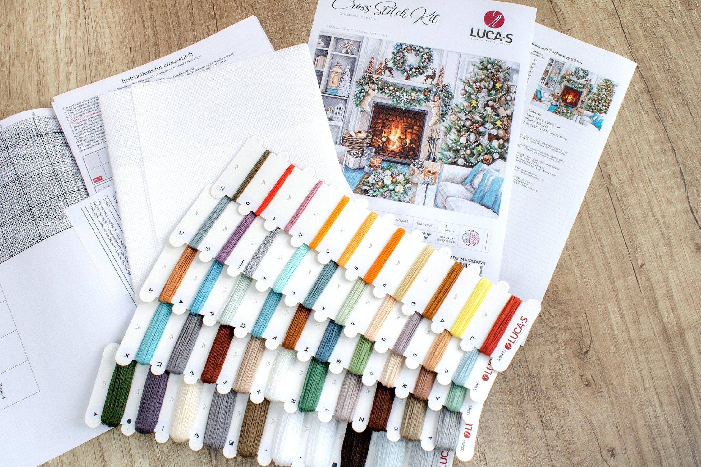 Broderipakke "Christmas Interior"