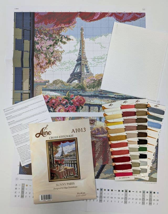 Broderipakke "Sunny Paris"