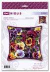 Broderipakke Pute "Royal Pansies"