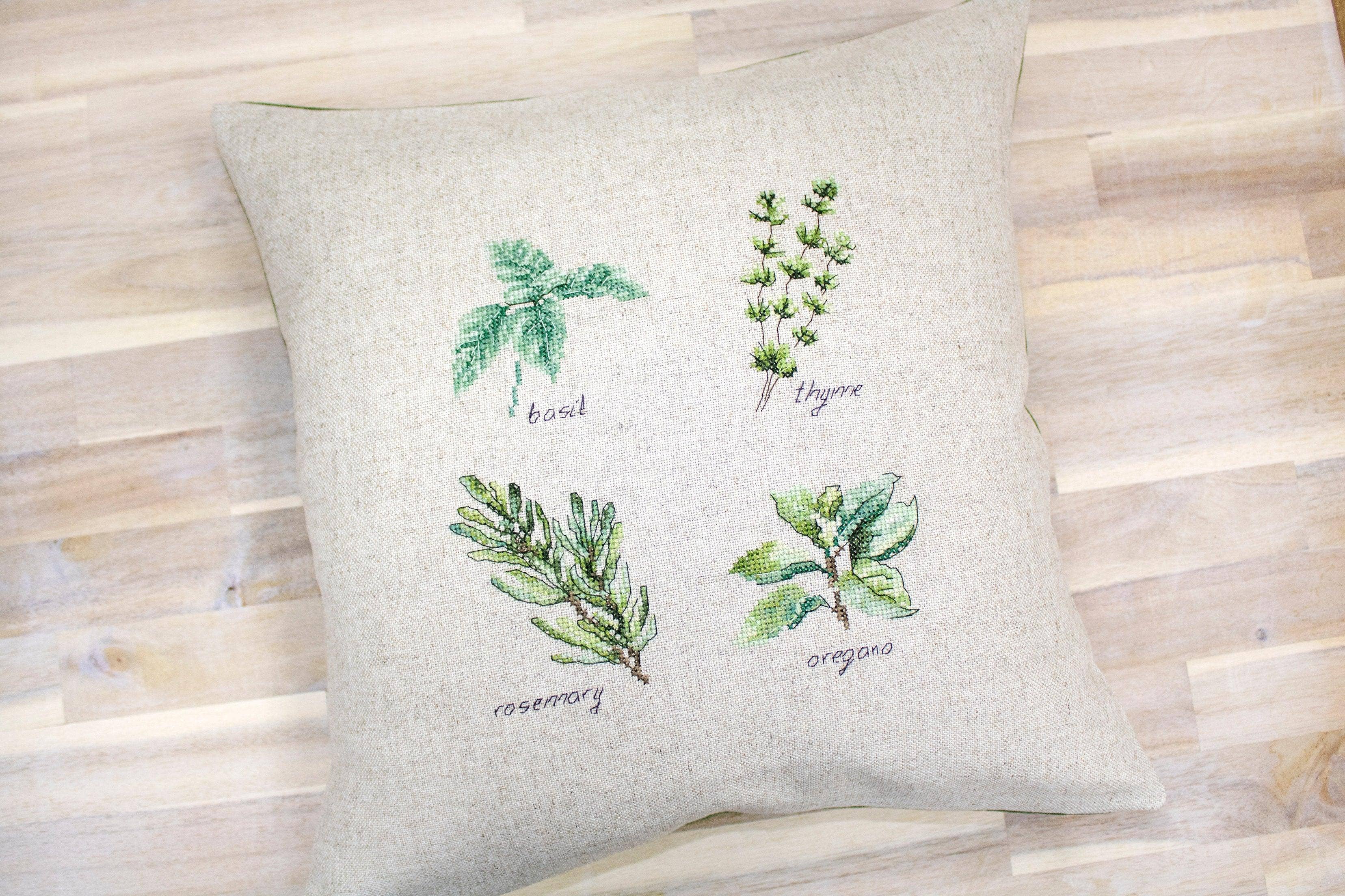 Broderipakke  pute "Kjøkkenurter"