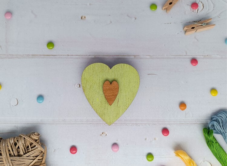 Oppbevaring for nåler "Green Heart"