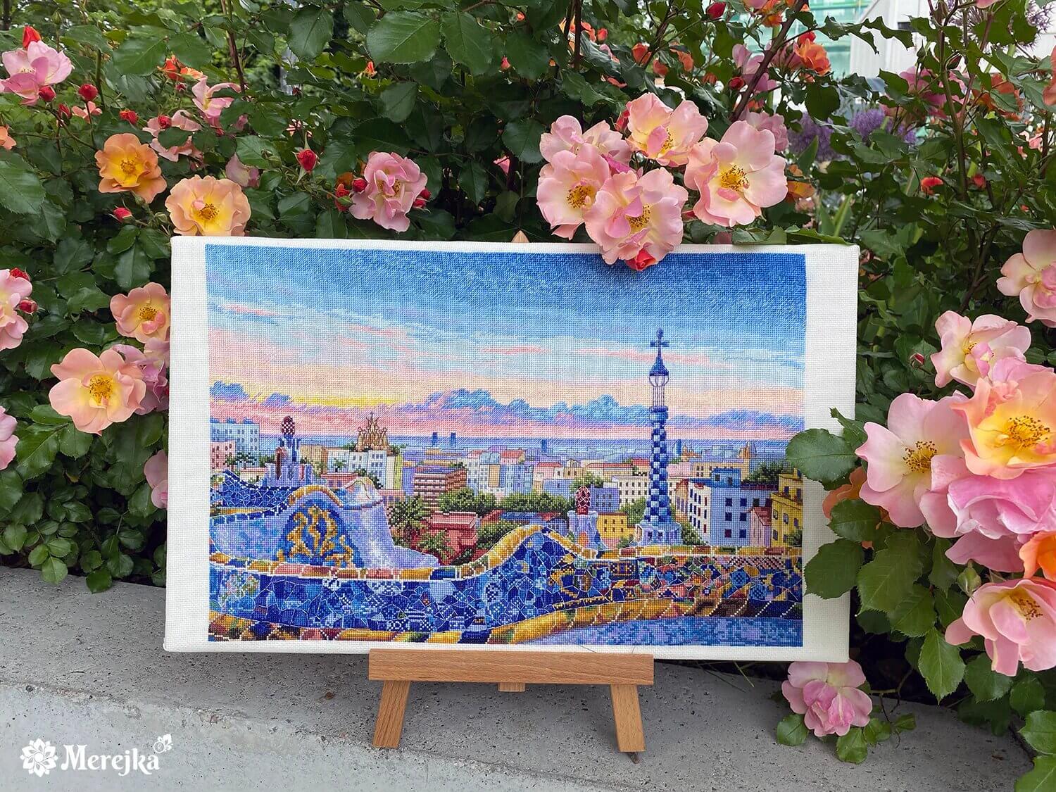 Broderipakke "Barcelona. Park Guell"