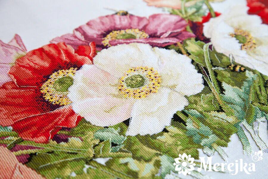 Broderipakke "Poppies"