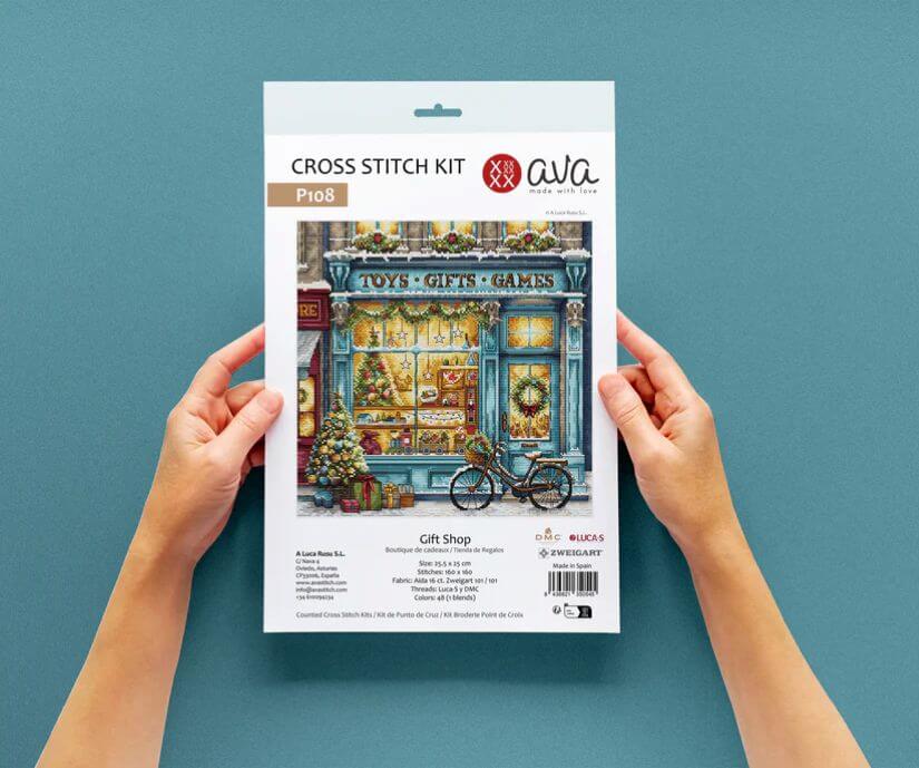 Broderipakke "Gavebutikk"