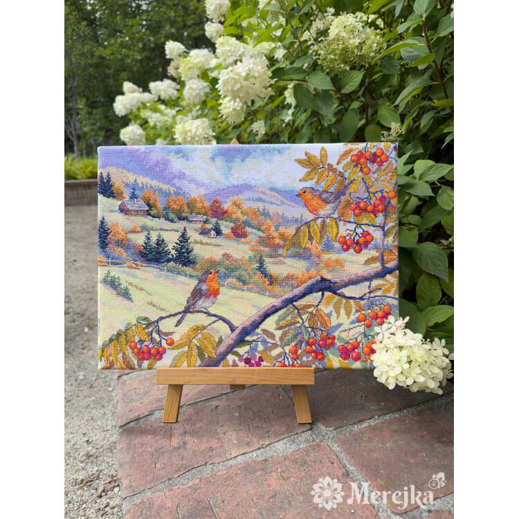 Broderipakke "Hills Laced with Gold"