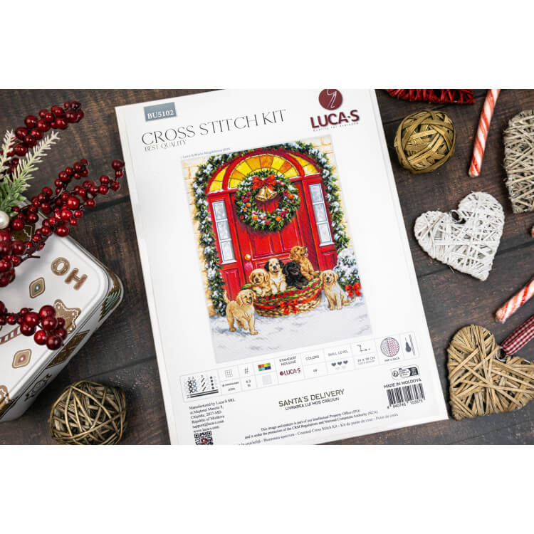 Broderipakke "Santa’s Delivery"