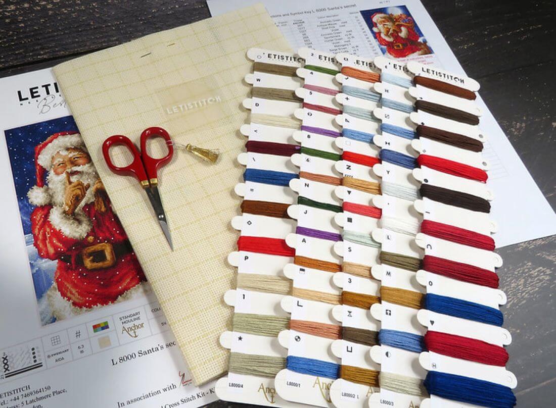 Broderipakke  "Santas Secret"