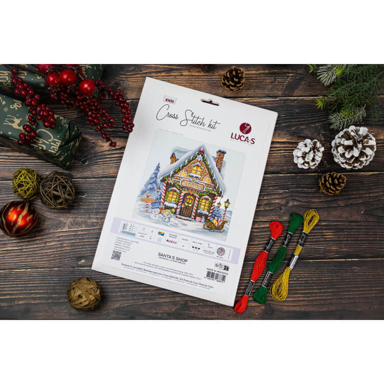 Broderipakke "Santa’s Shop"