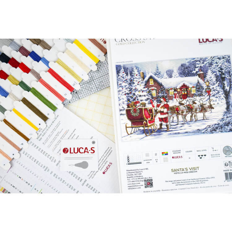 Broderipakke "Santa's Visit"