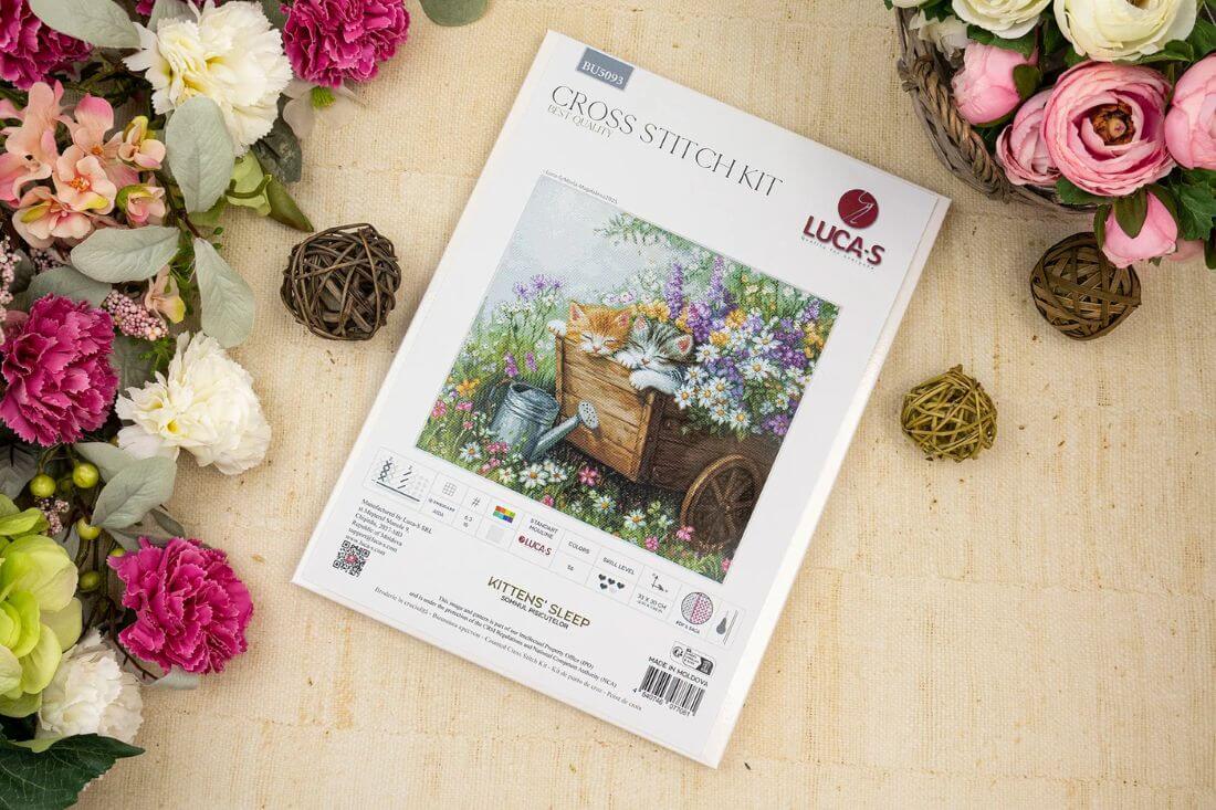 Broderipakke "Sovende Kattunger"