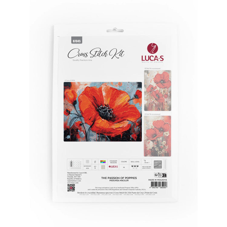 Broderipakke "The Passion of Poppies"