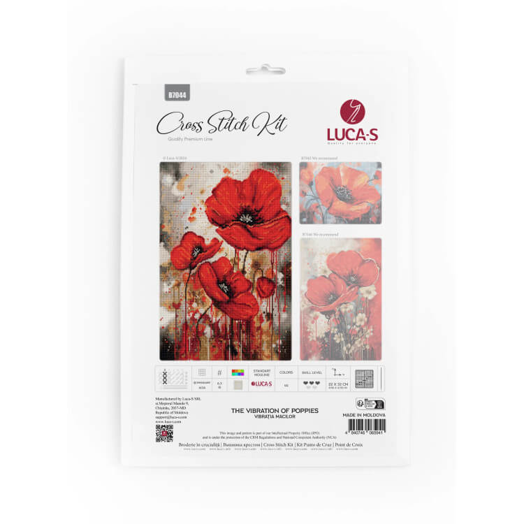Broderipakke "The Vibration of Poppies"