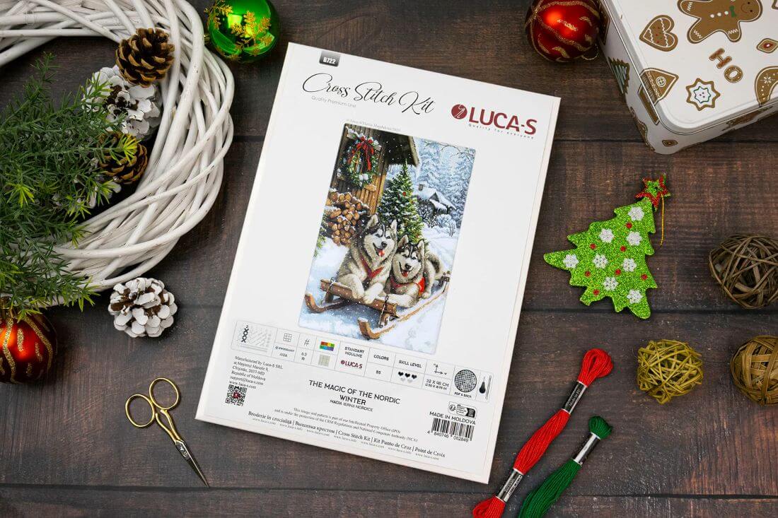 Broderipakke "The Magic of the Nordic Winter"