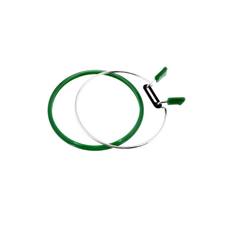 Broderiring med spenne 19 cm