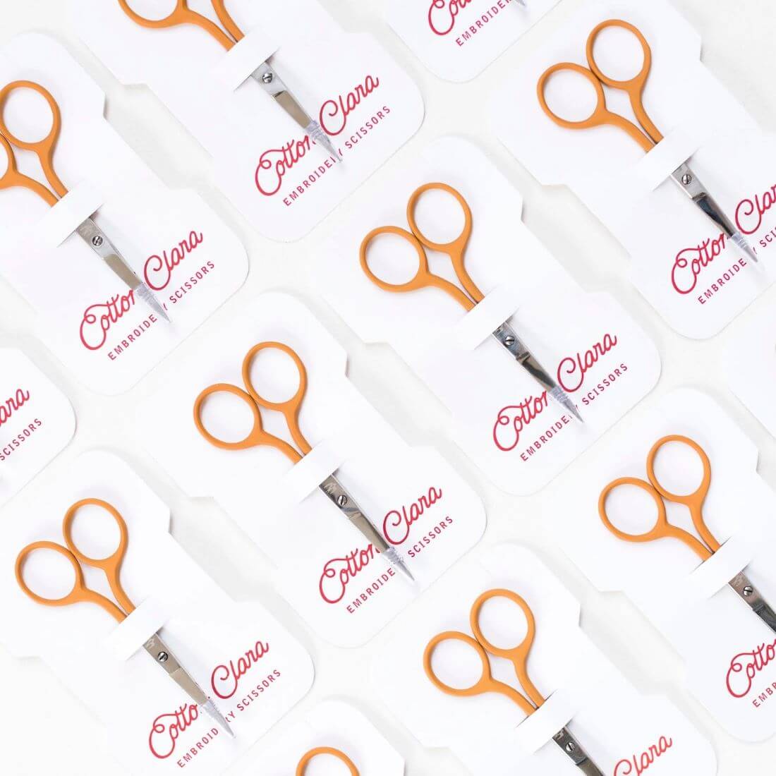 Broderisaks  "Cotton Clara" Brun