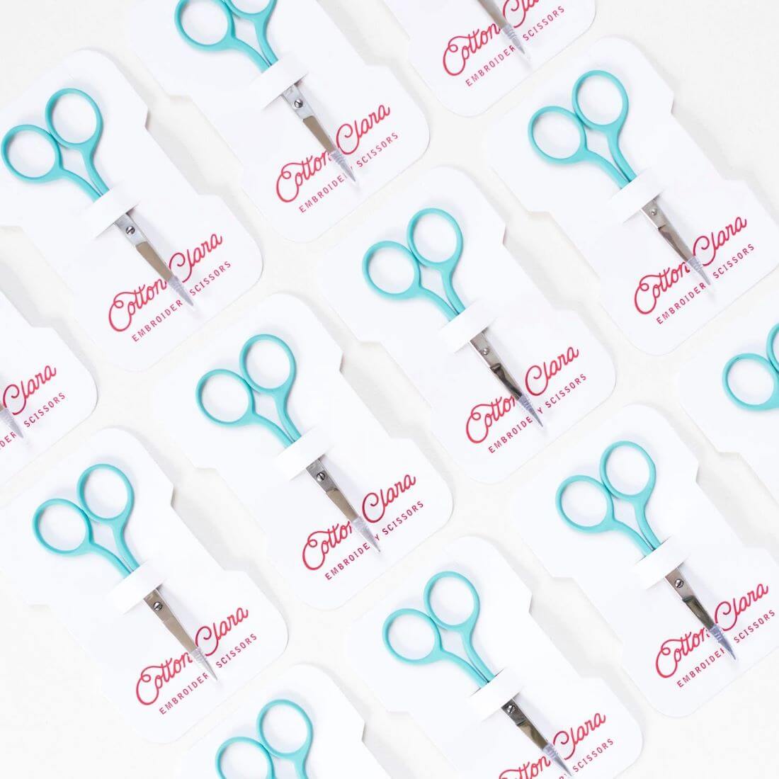 Broderisaks  "Cotton Clara" Mint