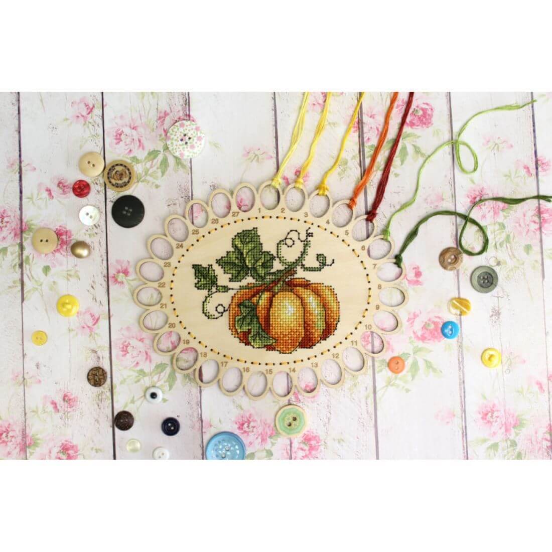 Broderisett Garnordner "Gresskar"