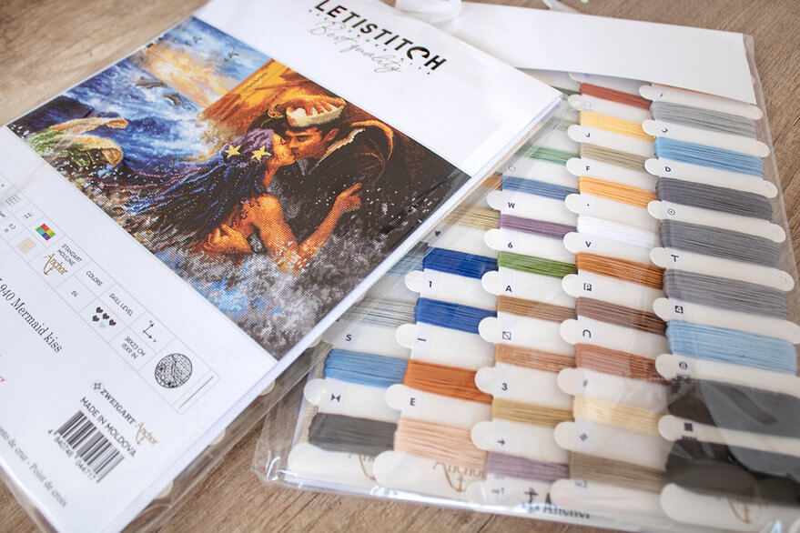 Broderipakke "Mermaid Kiss"