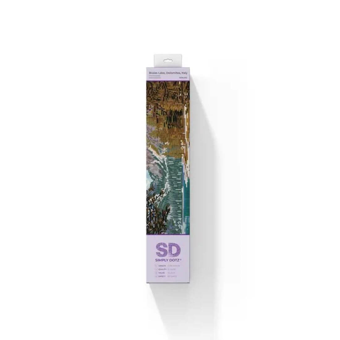 Diamond DOTZ "Braies Lake",  70 x 40 cm