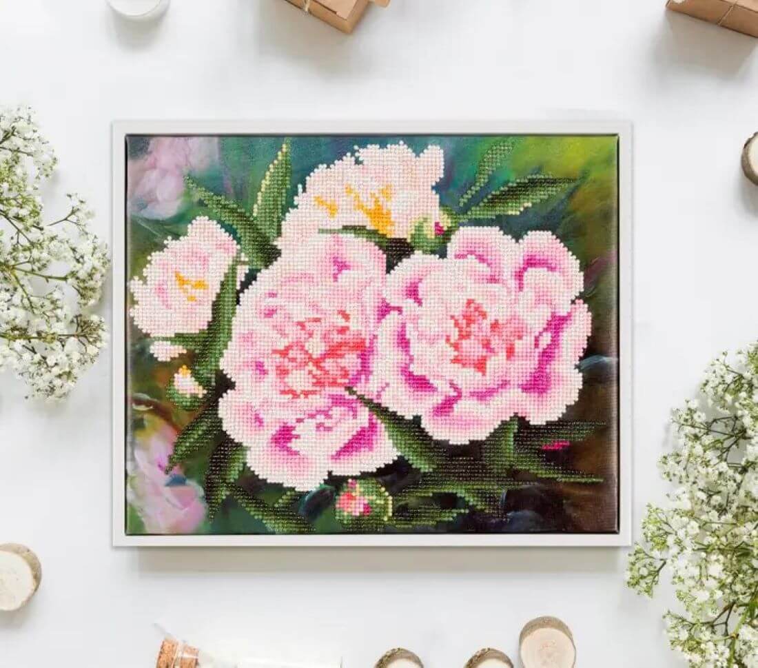 Diamond DOTZ "Romantic Pink Peonies"