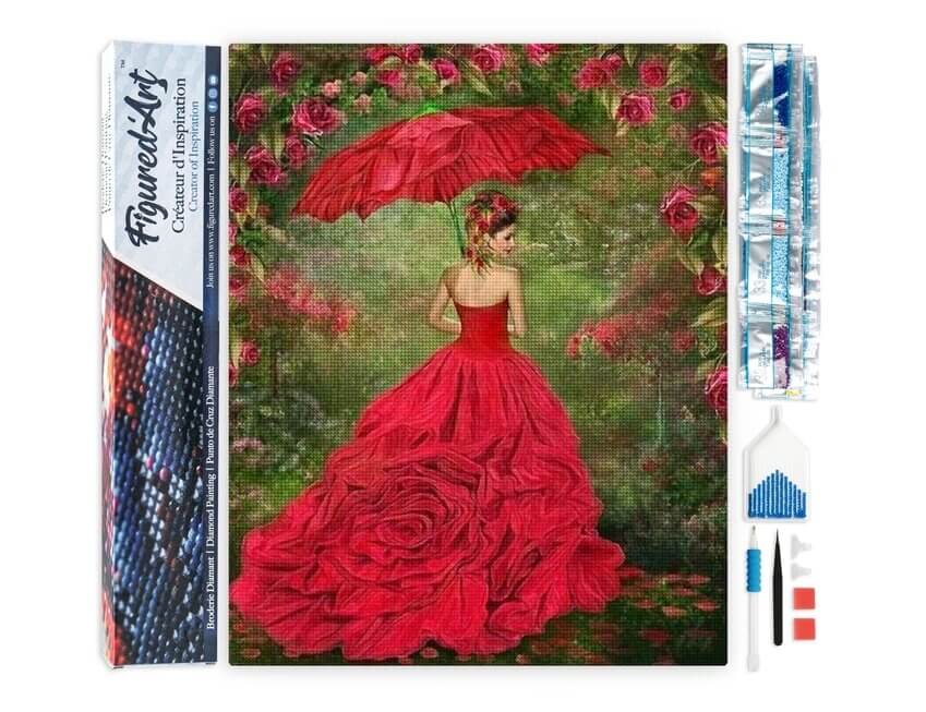 Diamond Painting "Woman in Red"