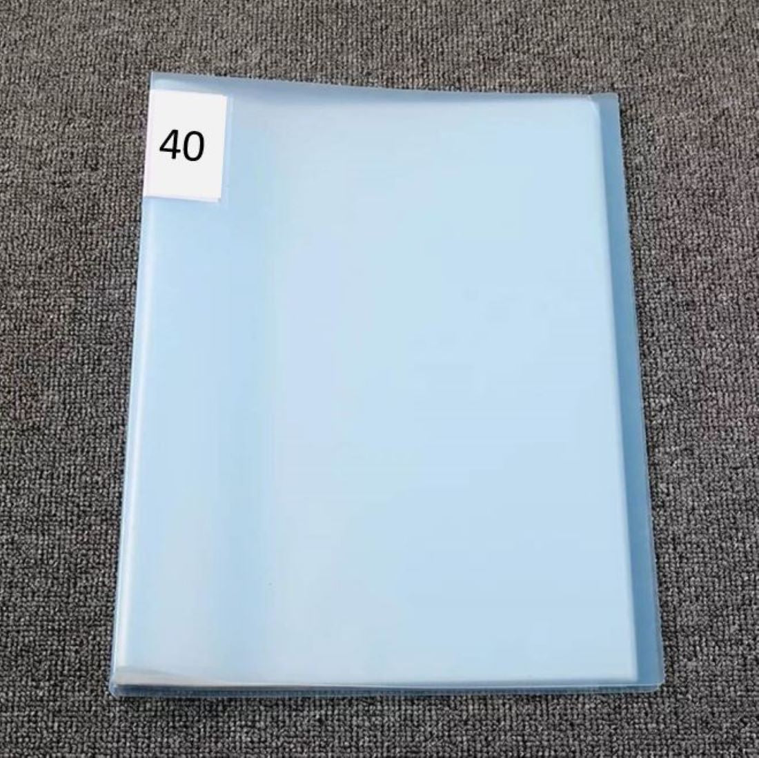 Diamond Painting Lerrets Mappe med 40 plastlommer -  A4