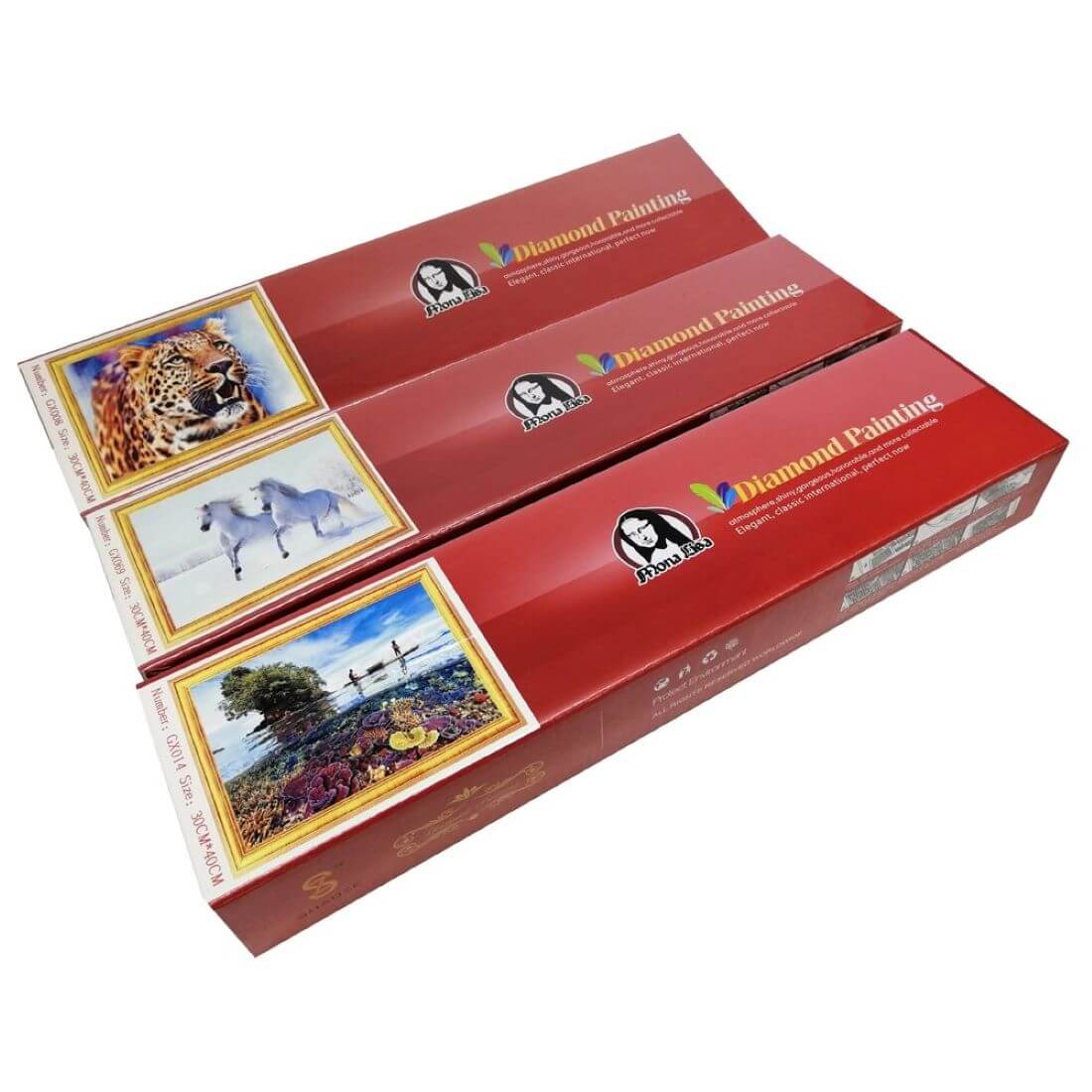 Diamond Painting "Flamme Påfugl"