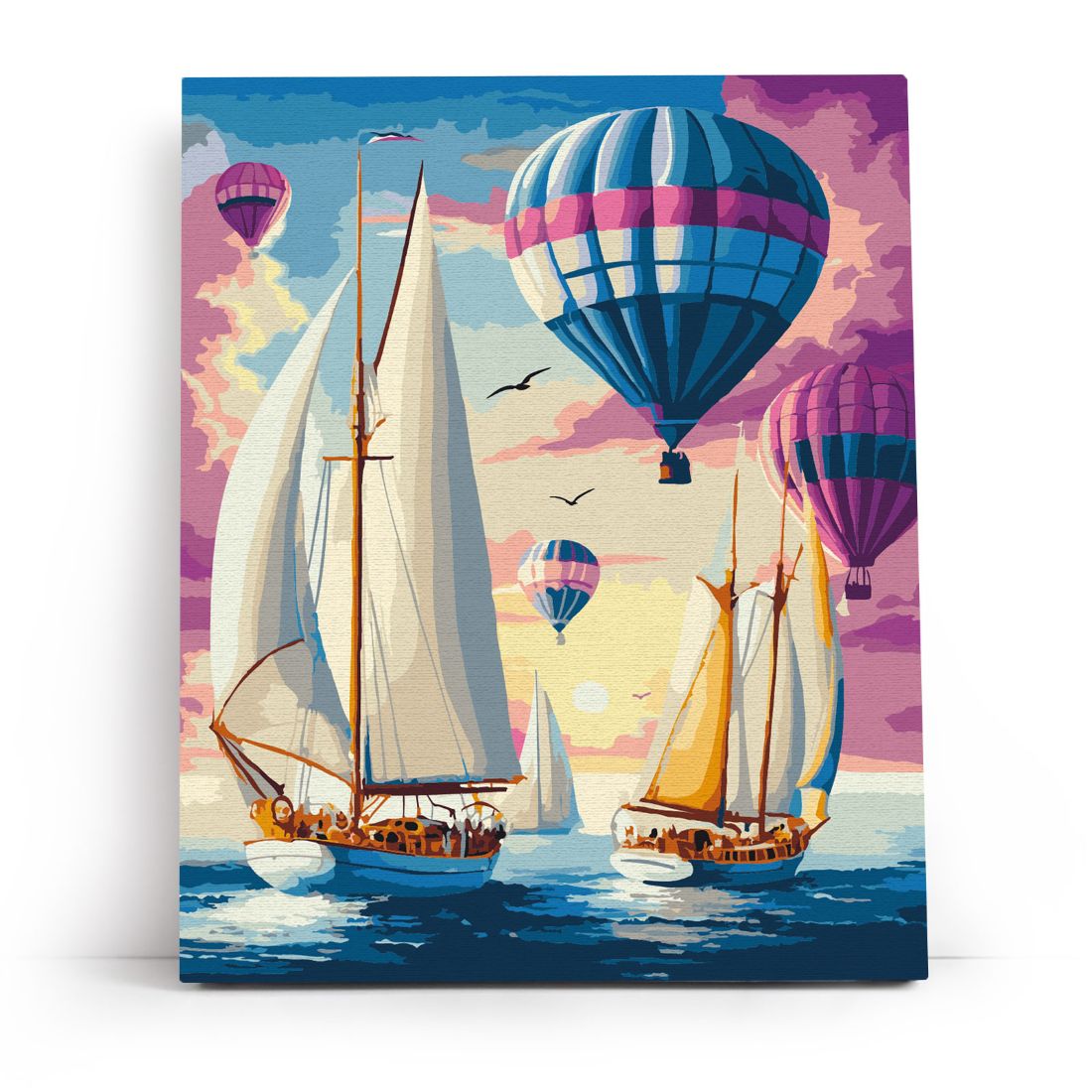 Paint by Numbers på ramme "Morgen Reise"