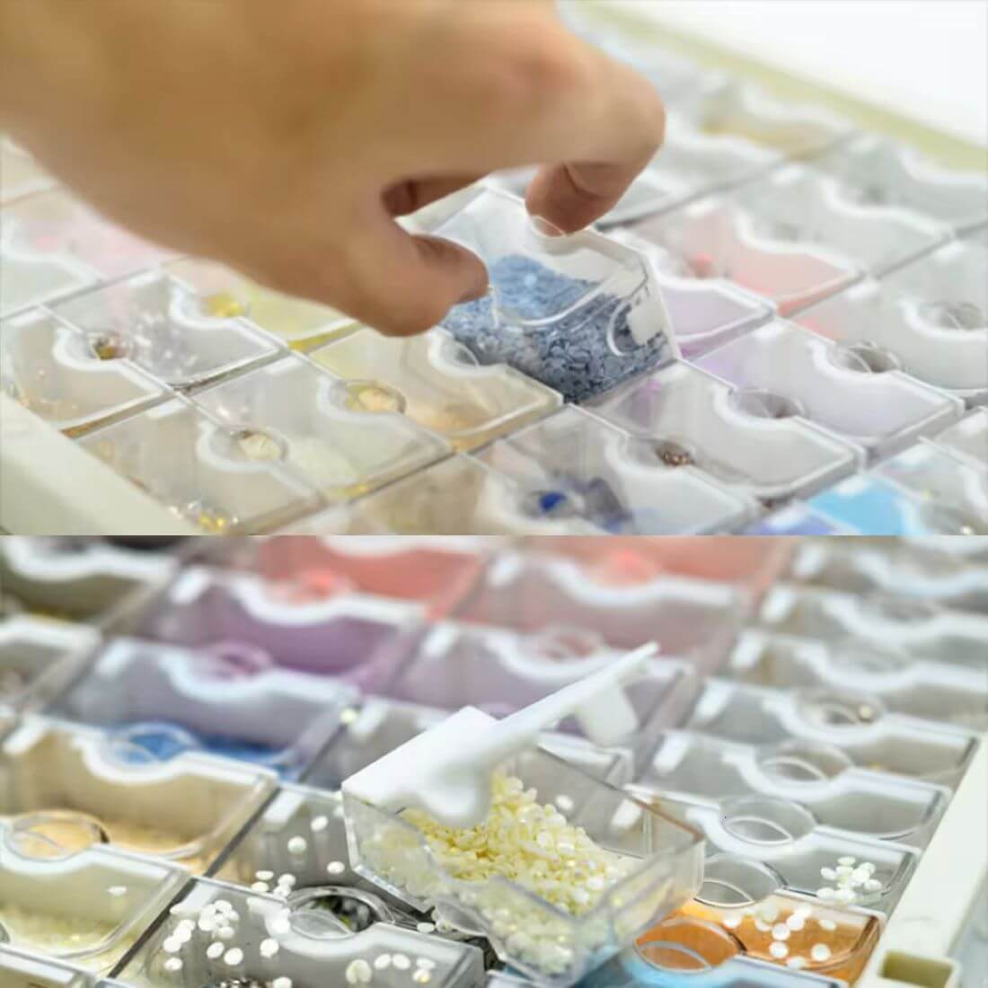 Diamond Painting Organizer - 42 beholdere