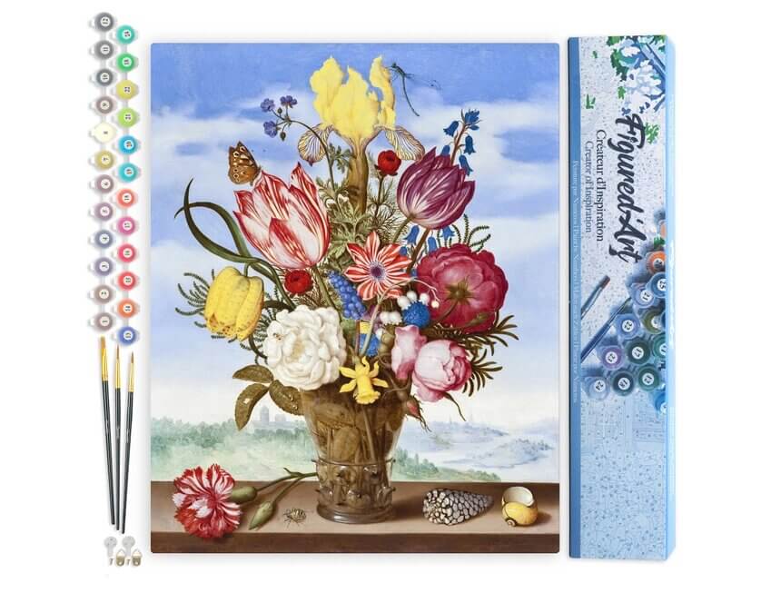 Paint by Numbers "Bouquet of Flowers - Ambrosius Bosschaert"