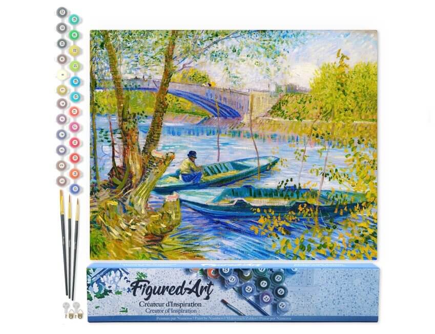 Paint by Numbers "Fishing in spring, Van Gogh"