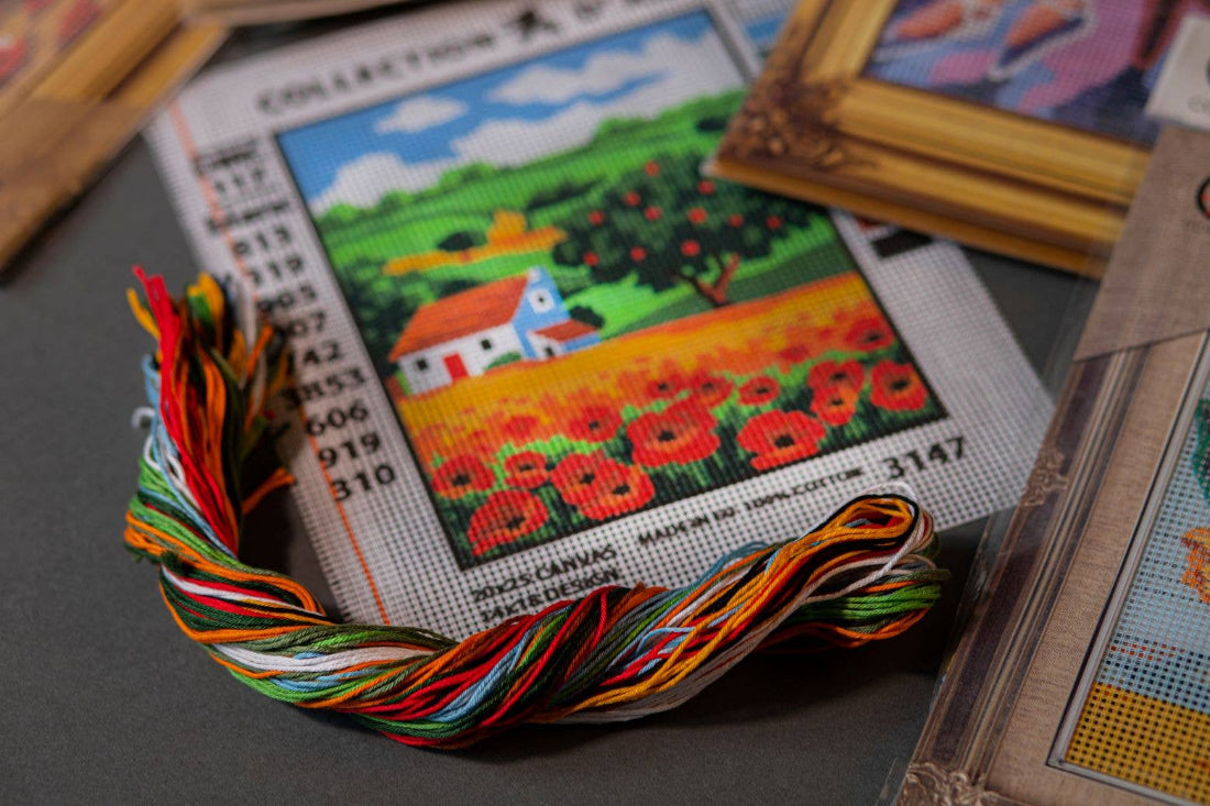 Påtegnet Broderi "Panda"