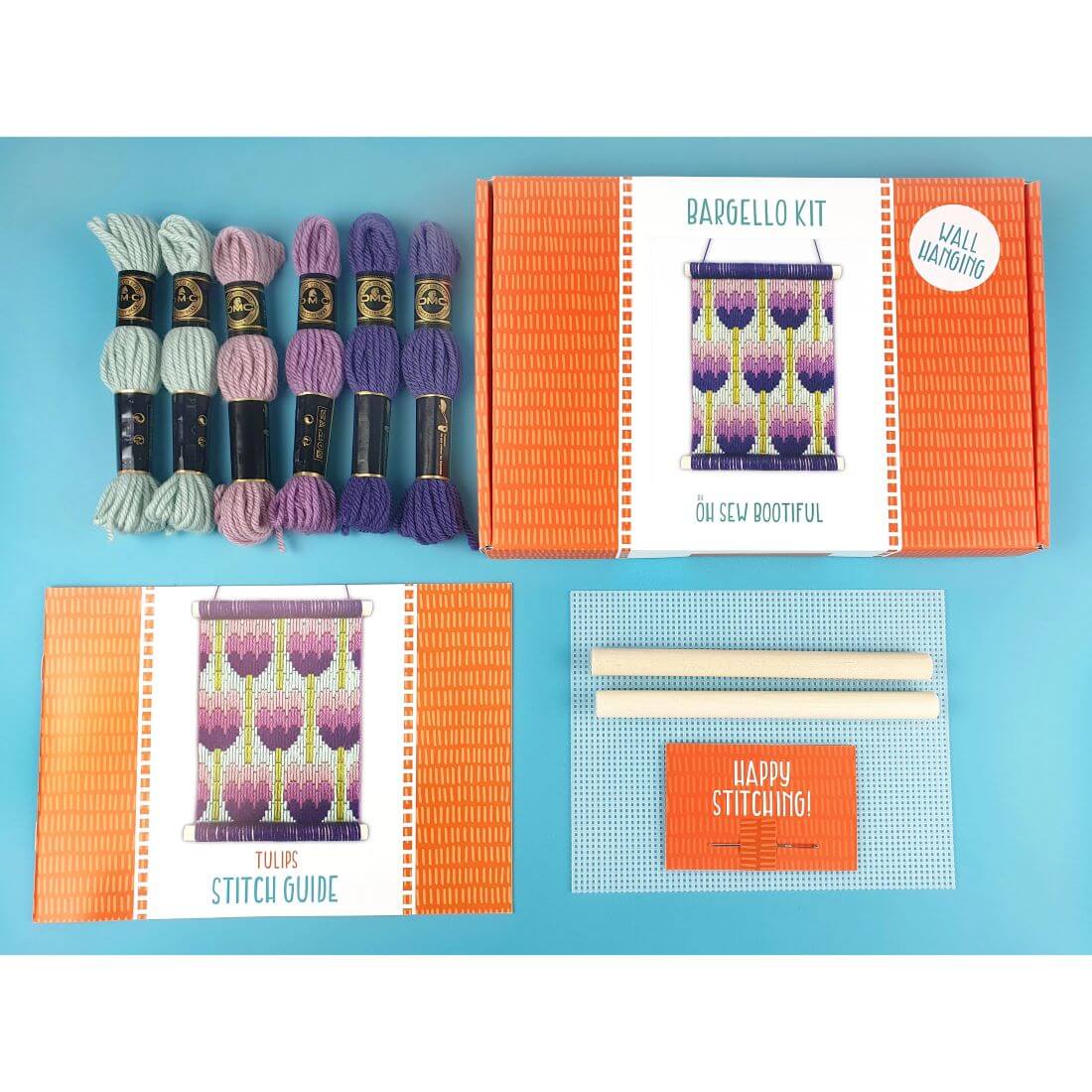 BARGELLO Vevesett "Tulips Wall"