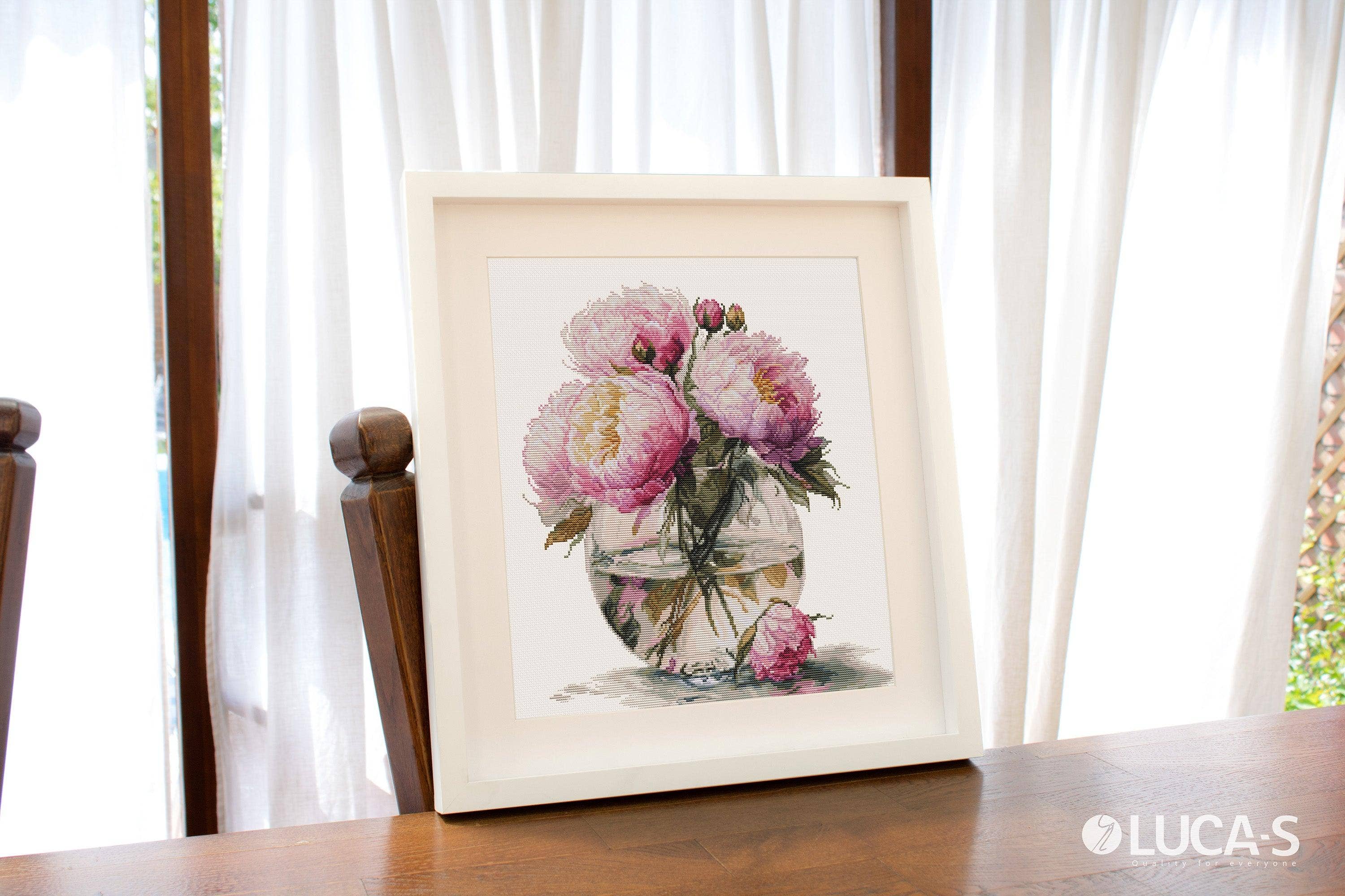 Broderipakke "Bouquet of Peonies"