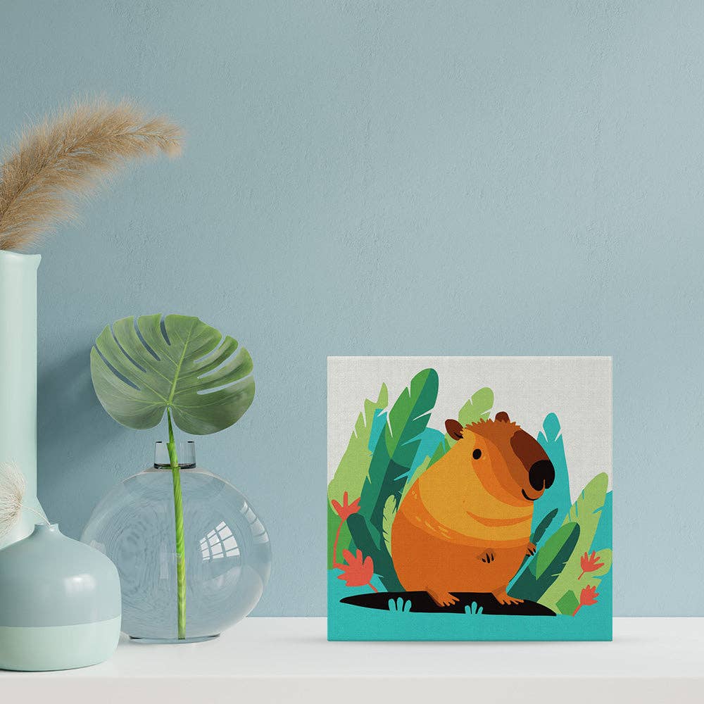Paint by Numbers MINI "Tropical Capybara"