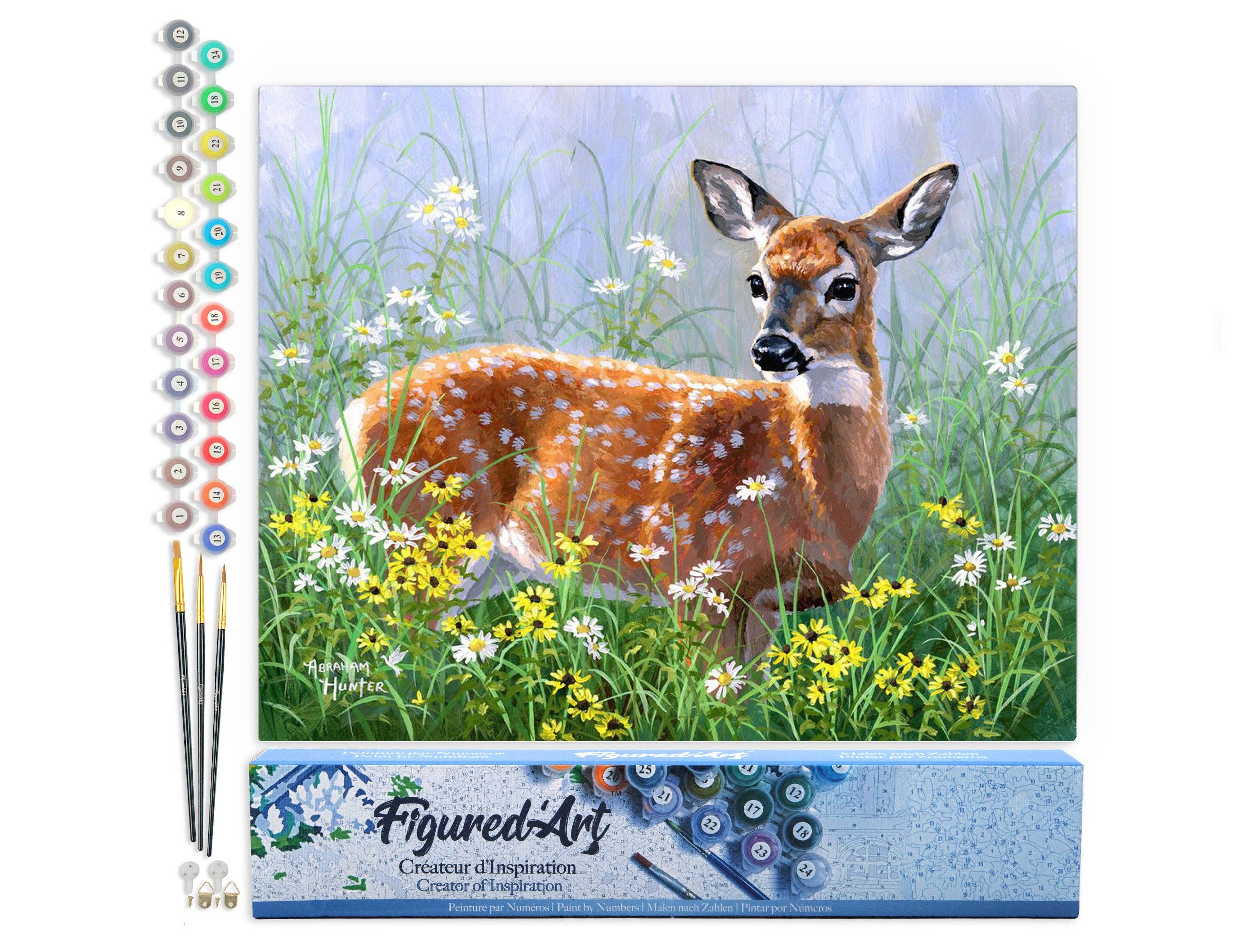 Paint by Numbers "Hjort i Engen"