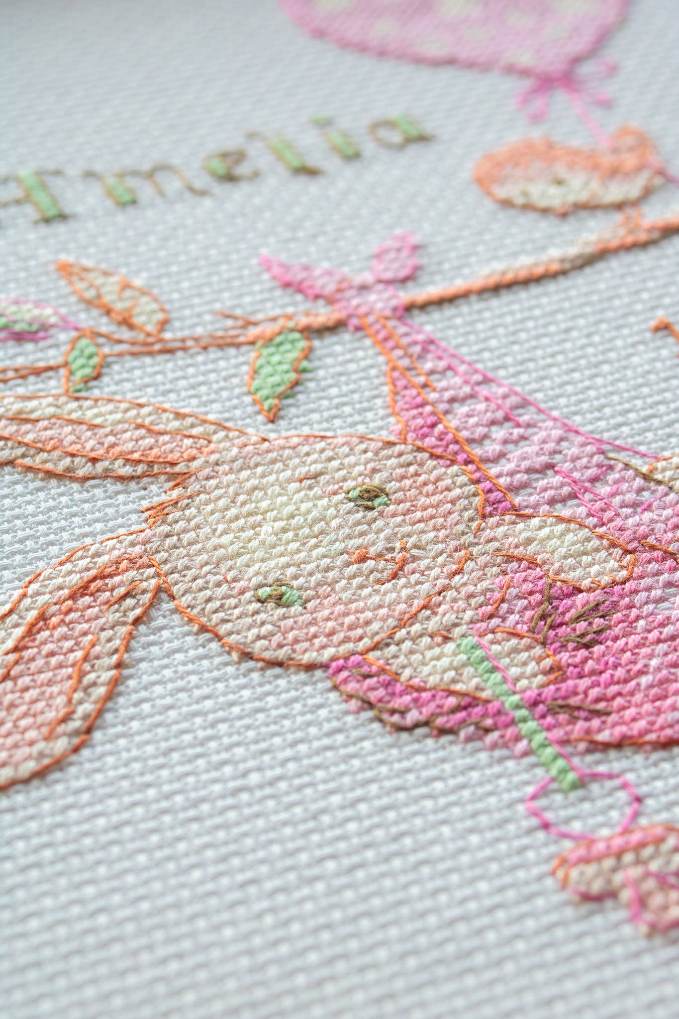 Broderipakke "Girl Birth Sampler"